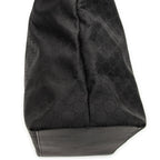 Shoulder Bag Large Tall Tote Black Monogrammed Nylon Canvas