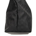 Shoulder Bag Large Tall Tote Black Monogrammed Nylon Canvas