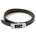 Bracelet Kelly Ardion Triple Tour Bracelet Black Swift Leather