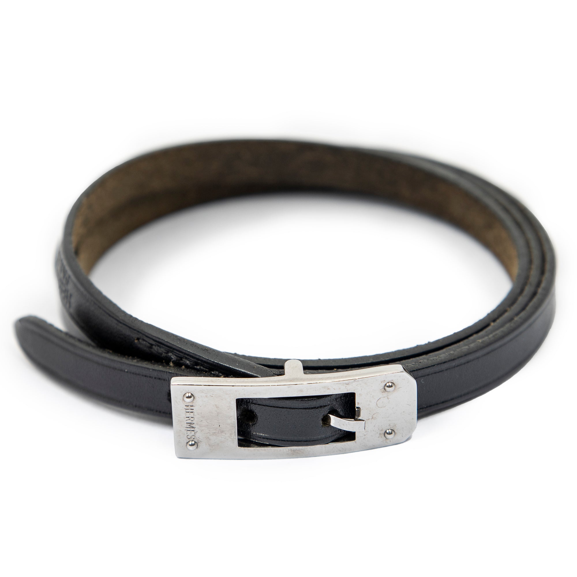 Bracelet Kelly Ardion Triple Tour Bracelet Black Swift Leather