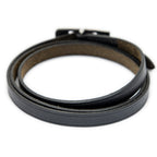 Bracelet Kelly Ardion Triple Tour Bracelet Black Swift Leather