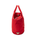Shoulder Bag Large Canapa Bucket Tote Red Canapa Canvas