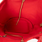 Shoulder Bag Large Canapa Bucket Tote Red Canapa Canvas