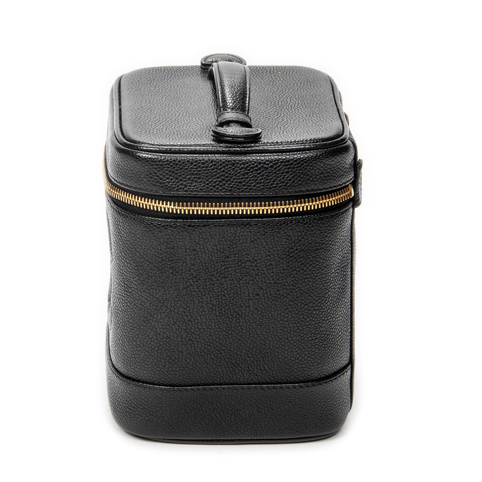 Handbag Timeless Tall Vanity Case Black Caviar Leather