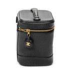 Handbag Timeless Tall Vanity Case Black Caviar Leather