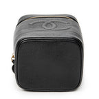 Handbag Timeless Tall Vanity Case Black Caviar Leather