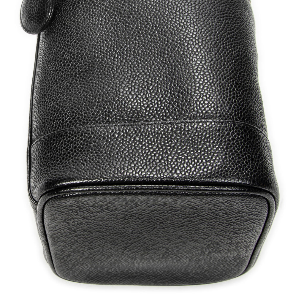 Handbag Timeless Tall Vanity Case Black Caviar Leather
