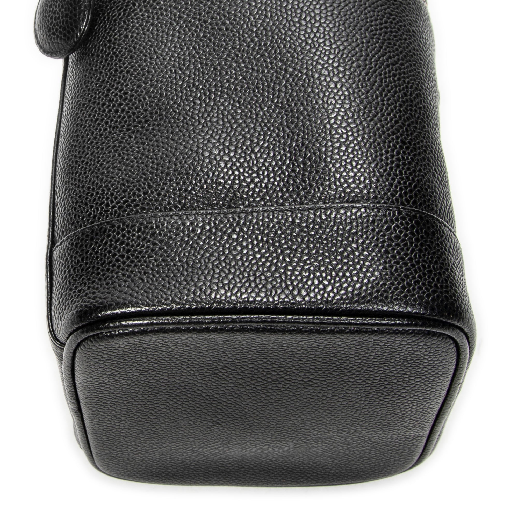 Handbag Timeless Tall Vanity Case Black Caviar Leather