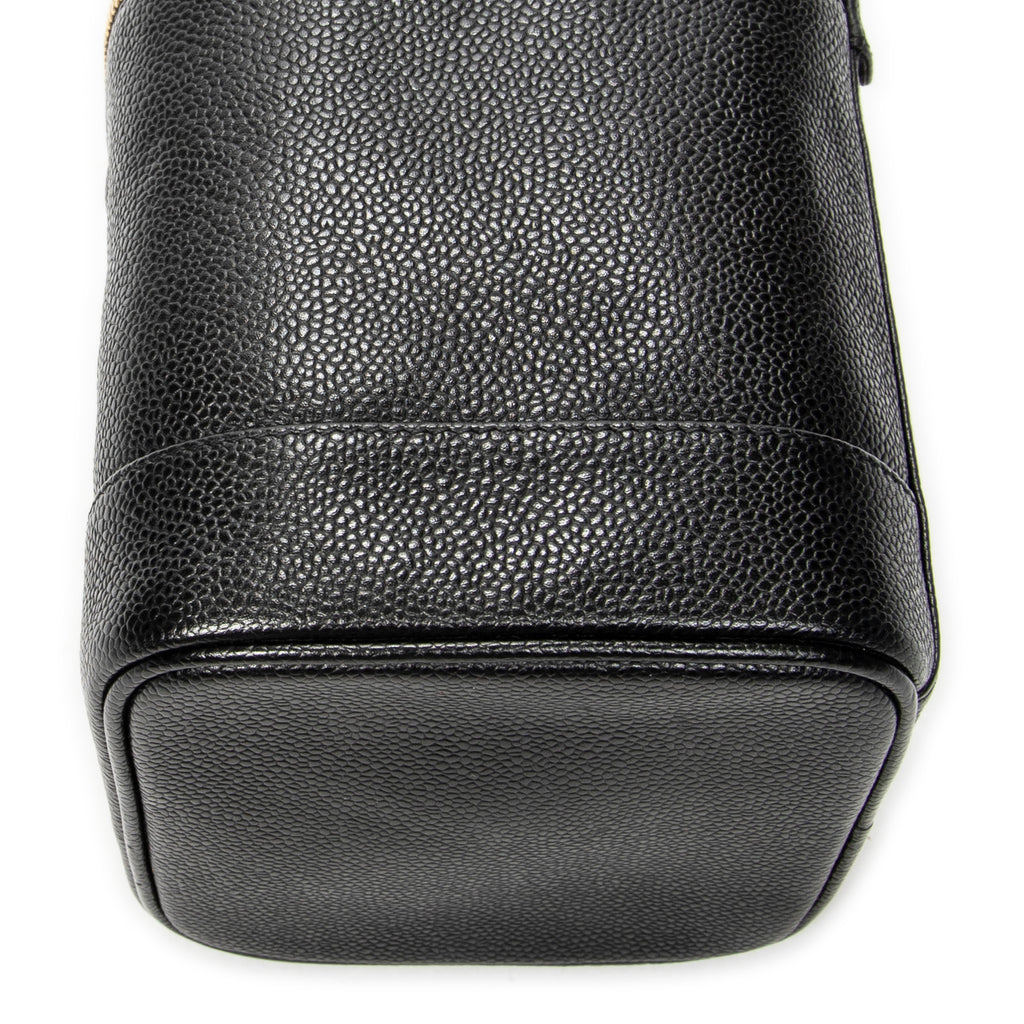 Handbag Timeless Tall Vanity Case Black Caviar Leather