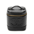 Handbag Timeless Tall Vanity Case Black Caviar Leather