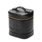 Handbag Timeless Tall Vanity Case Black Caviar Leather