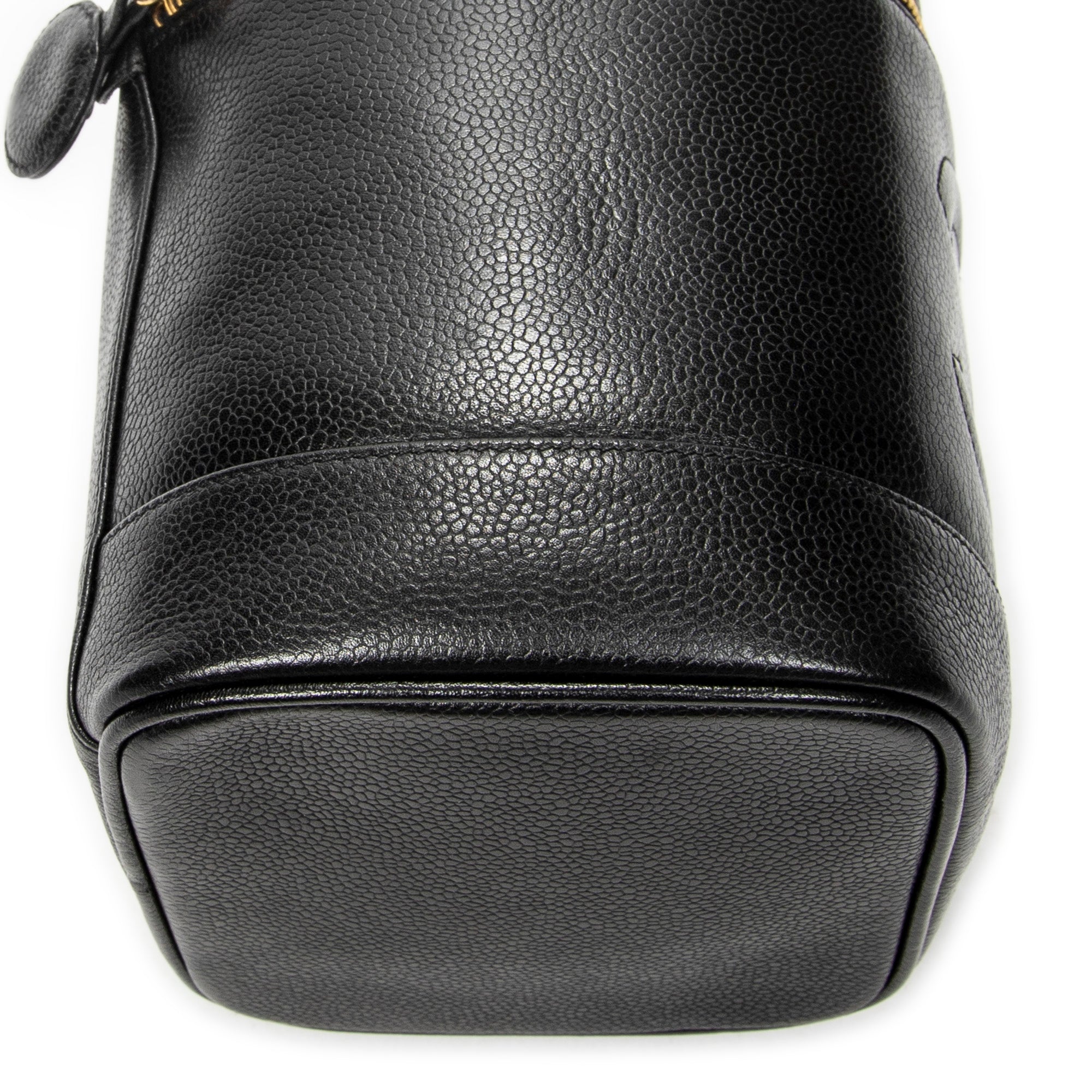 Handbag Timeless Tall Vanity Case Black Caviar Leather
