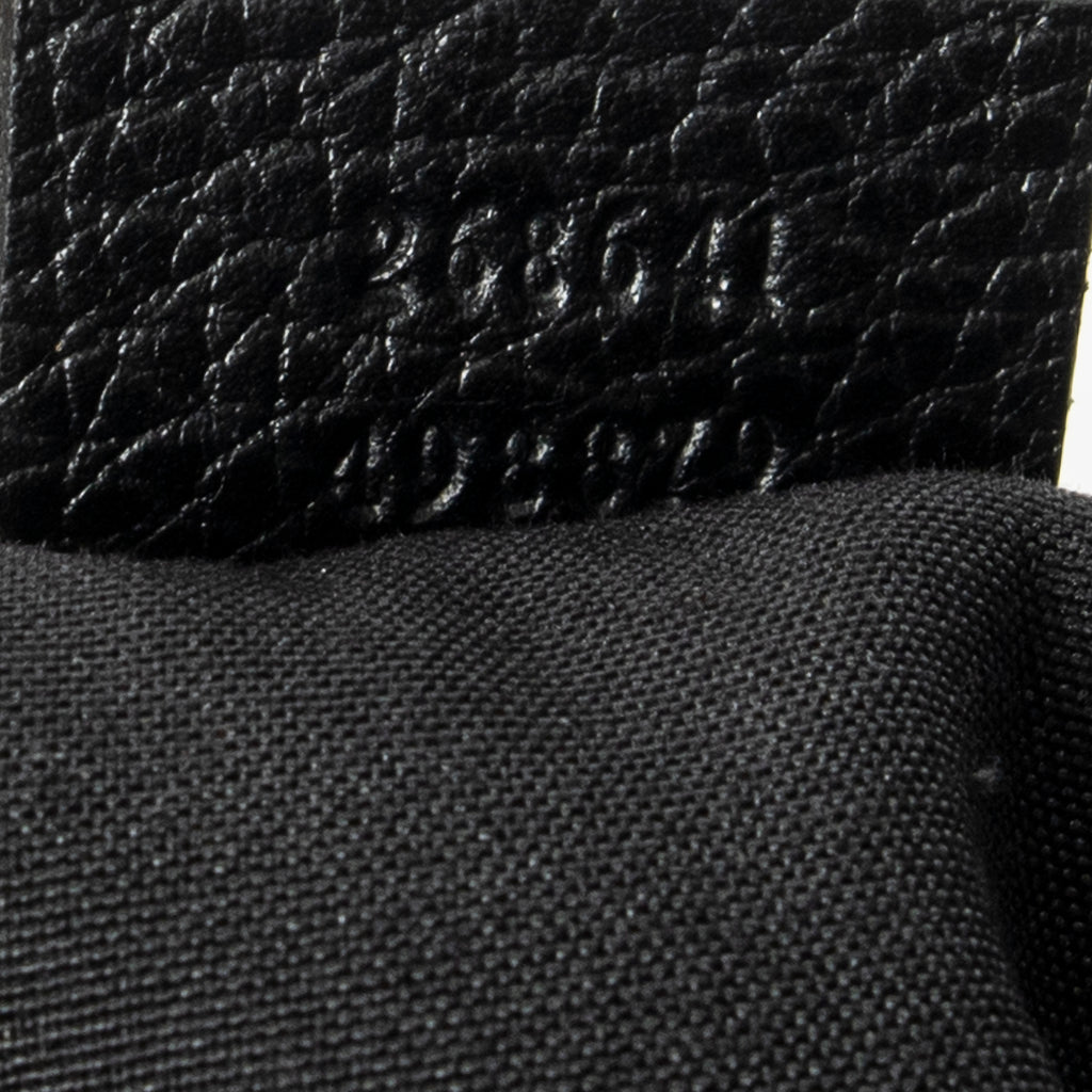 Shoulder Bag Abbey Convertible Tote Black Denim Monogrammed Denim Canvas