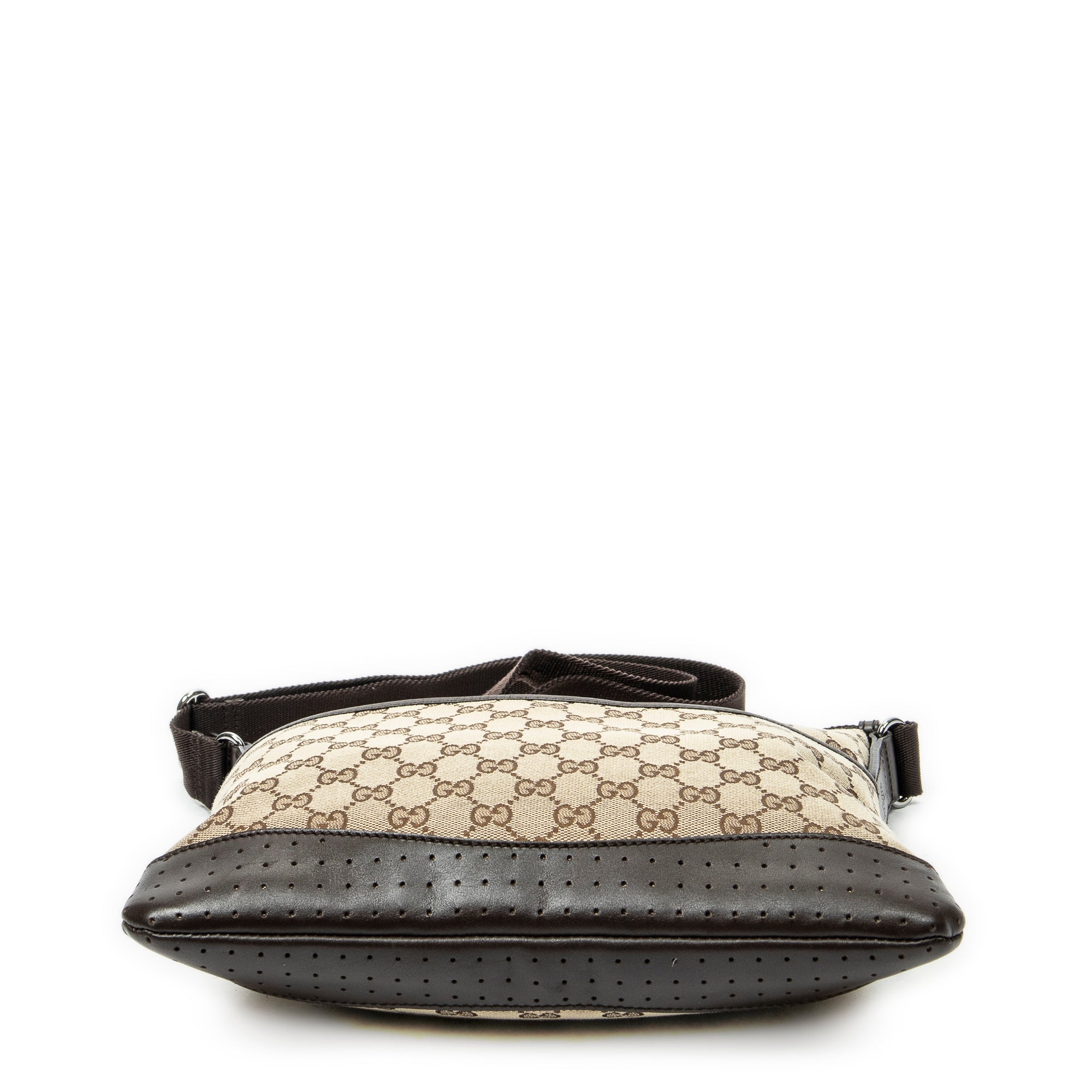 Shoulder Bag Medium Messenger Brown Monogrammed Canvas