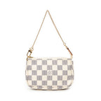 Pouch Mini Pochette Accessoires Ivory Damier Azur