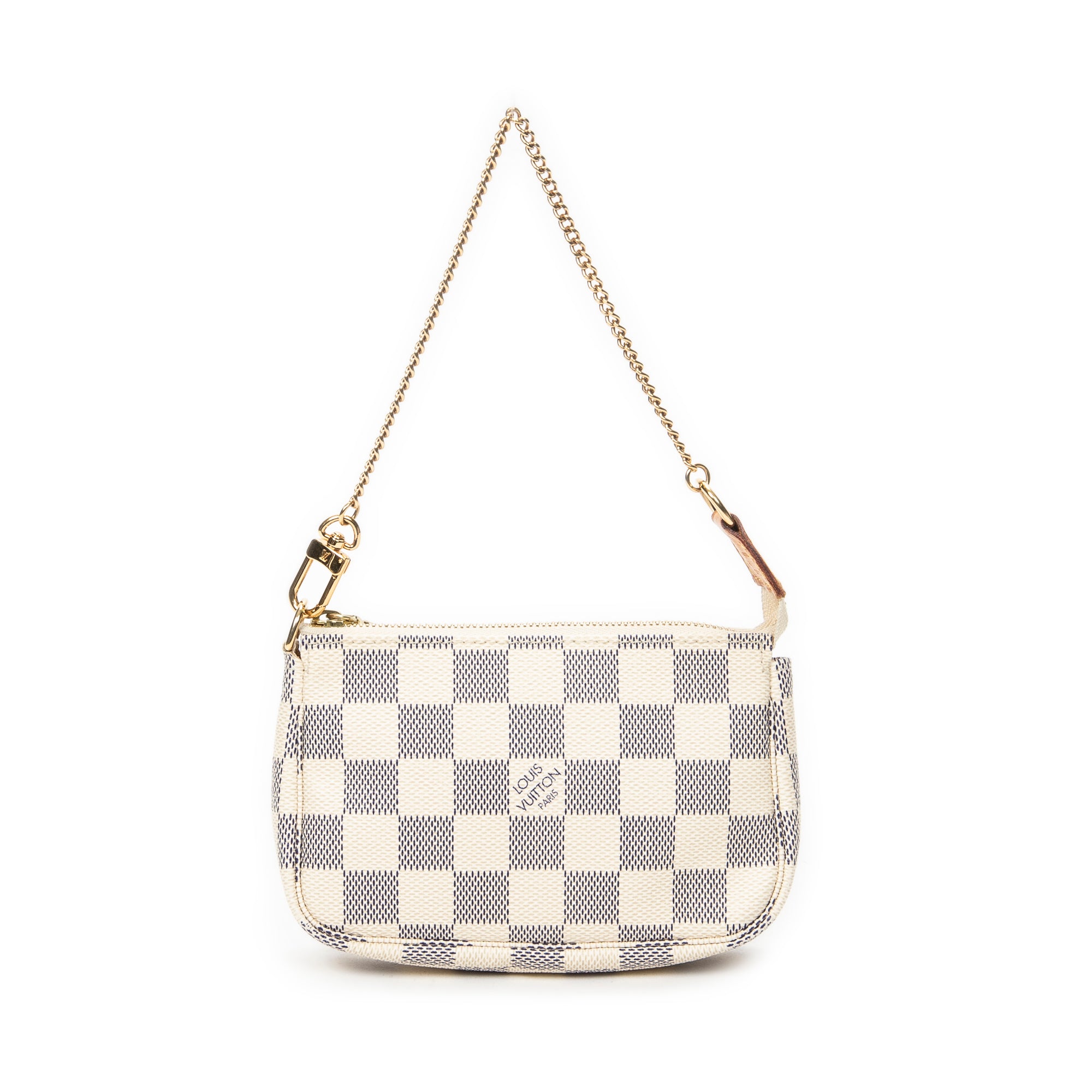 Pouch Mini Pochette Accessoires Ivory Damier Azur