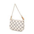 Pouch Mini Pochette Accessoires Ivory Damier Azur