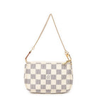 Pouch Mini Pochette Accessoires Ivory Damier Azur