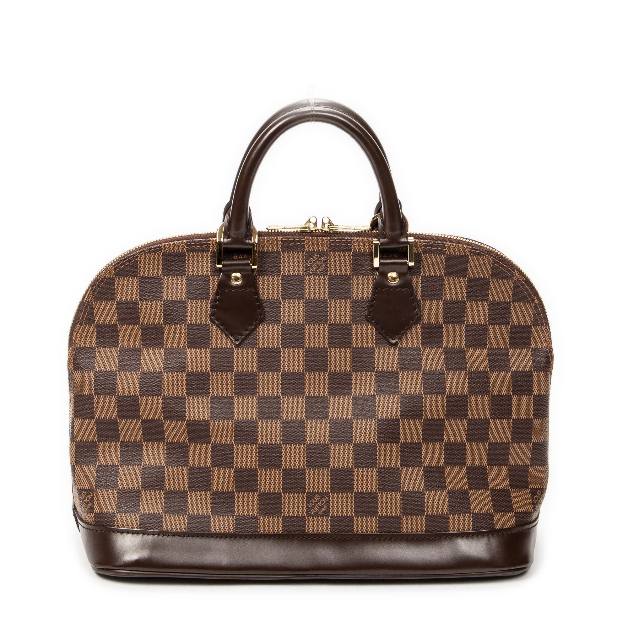 Handbag Alma PM Brown Damier Ebene