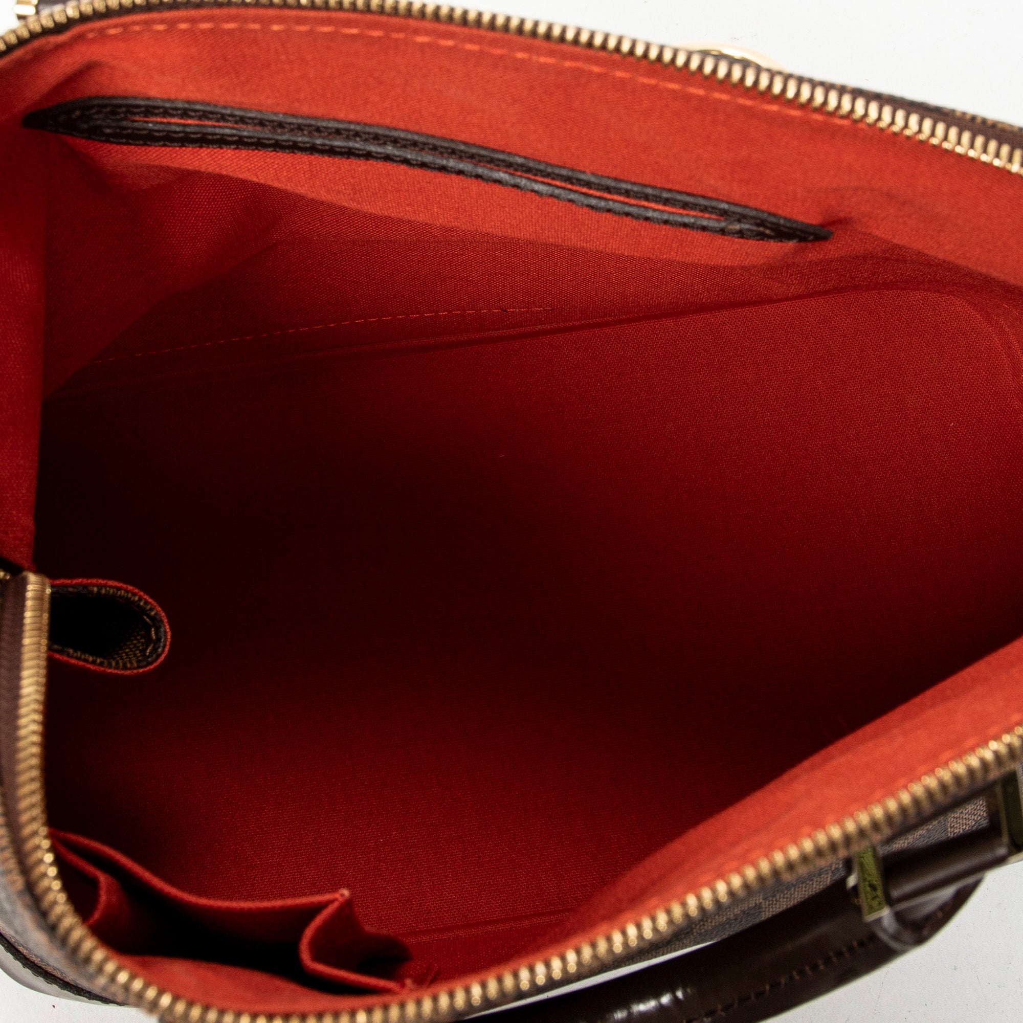 Handbag Alma PM Brown Damier Ebene