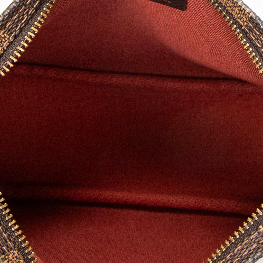 Pouch Trousse Make Up Pouch Brown Damier Ebene