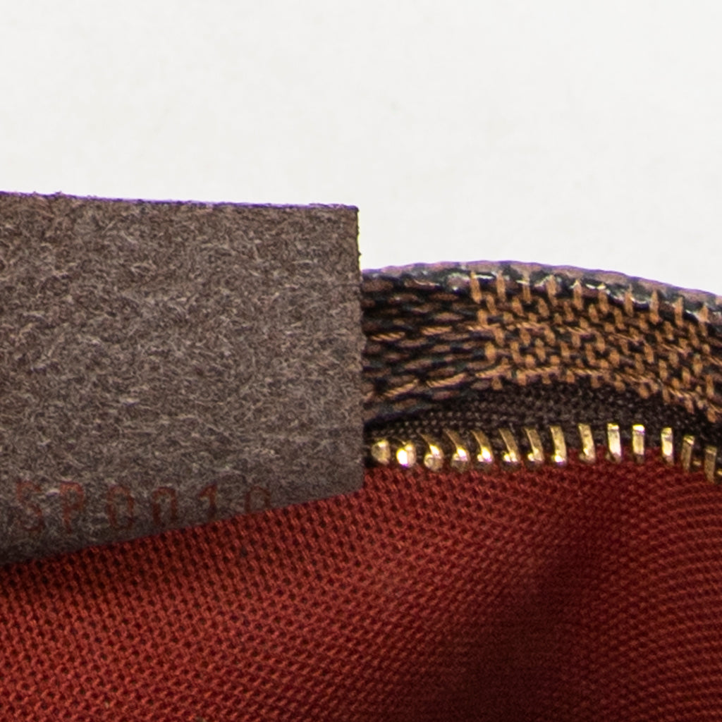 Pouch Trousse Make Up Pouch Brown Damier Ebene
