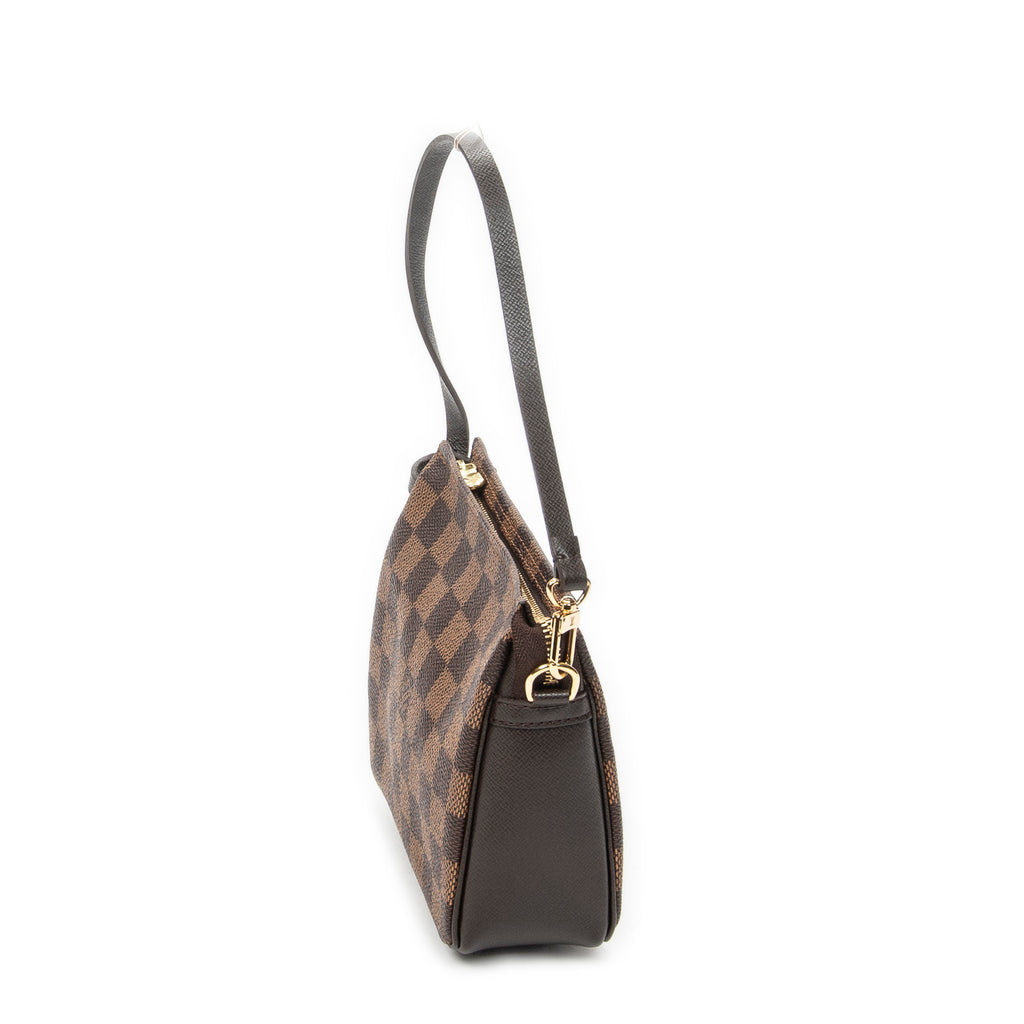 Pouch Trousse Make Up Pouch Brown Damier Ebene