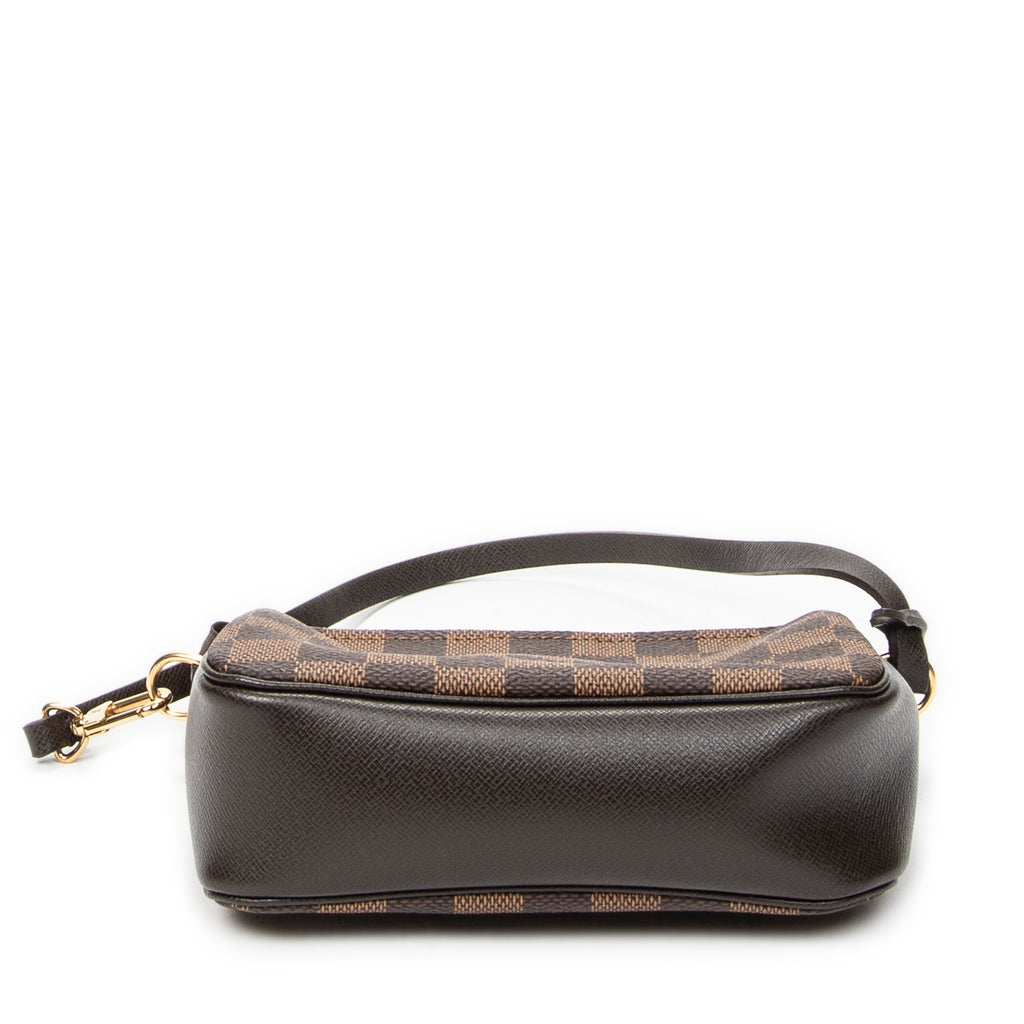 Pouch Trousse Make Up Pouch Brown Damier Ebene