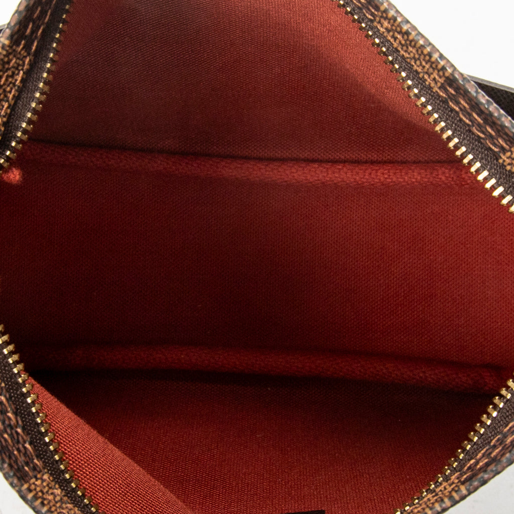 Pouch Trousse Make Up Pouch Brown Damier Ebene