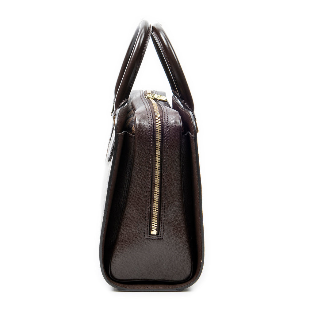 Handbag Triana Brown Damier Ebene