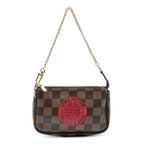 Pouch Mini Pochette Accessoires Brown Damier Ebene