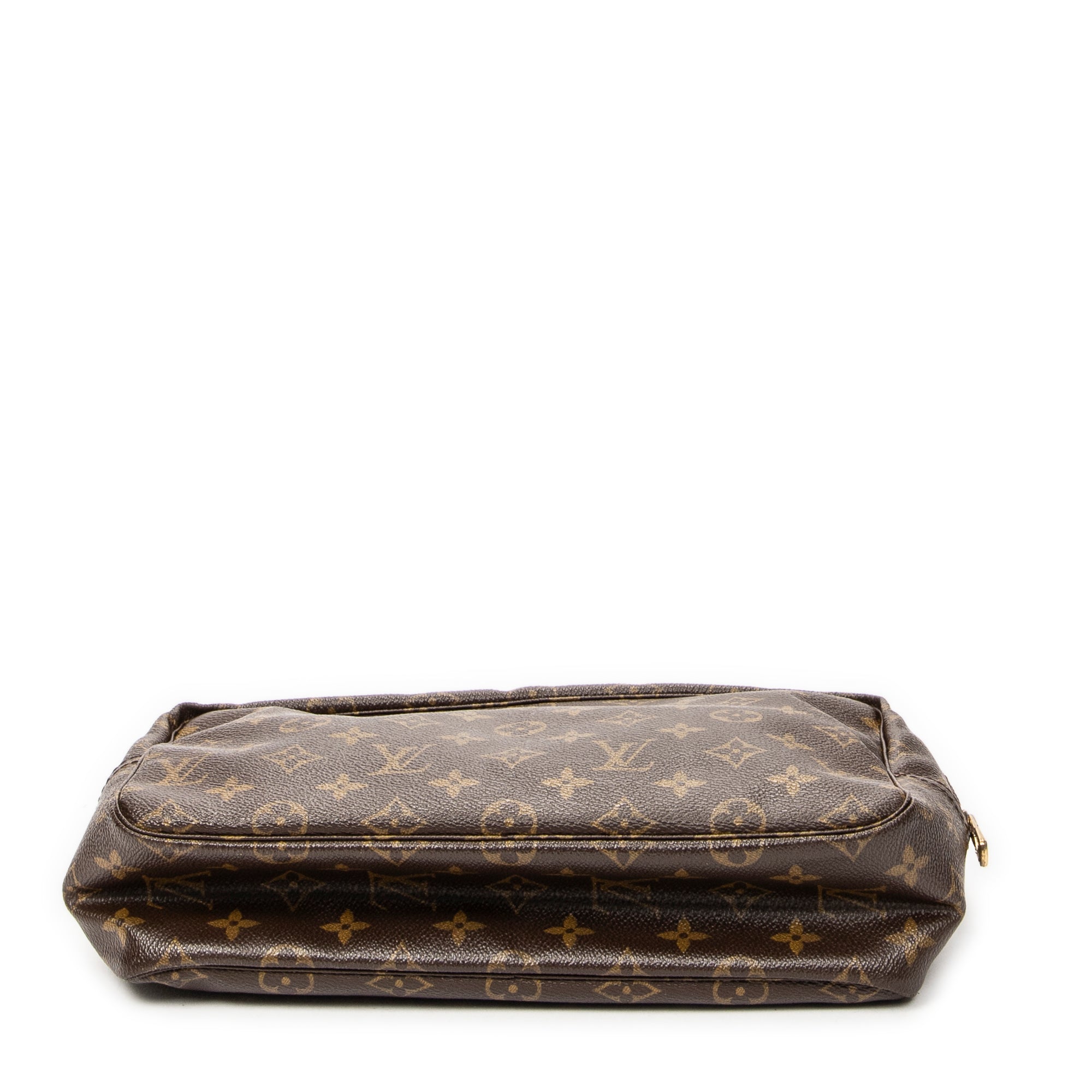 Pouch Toiletry Pouch GM Brown Monogram Canvas