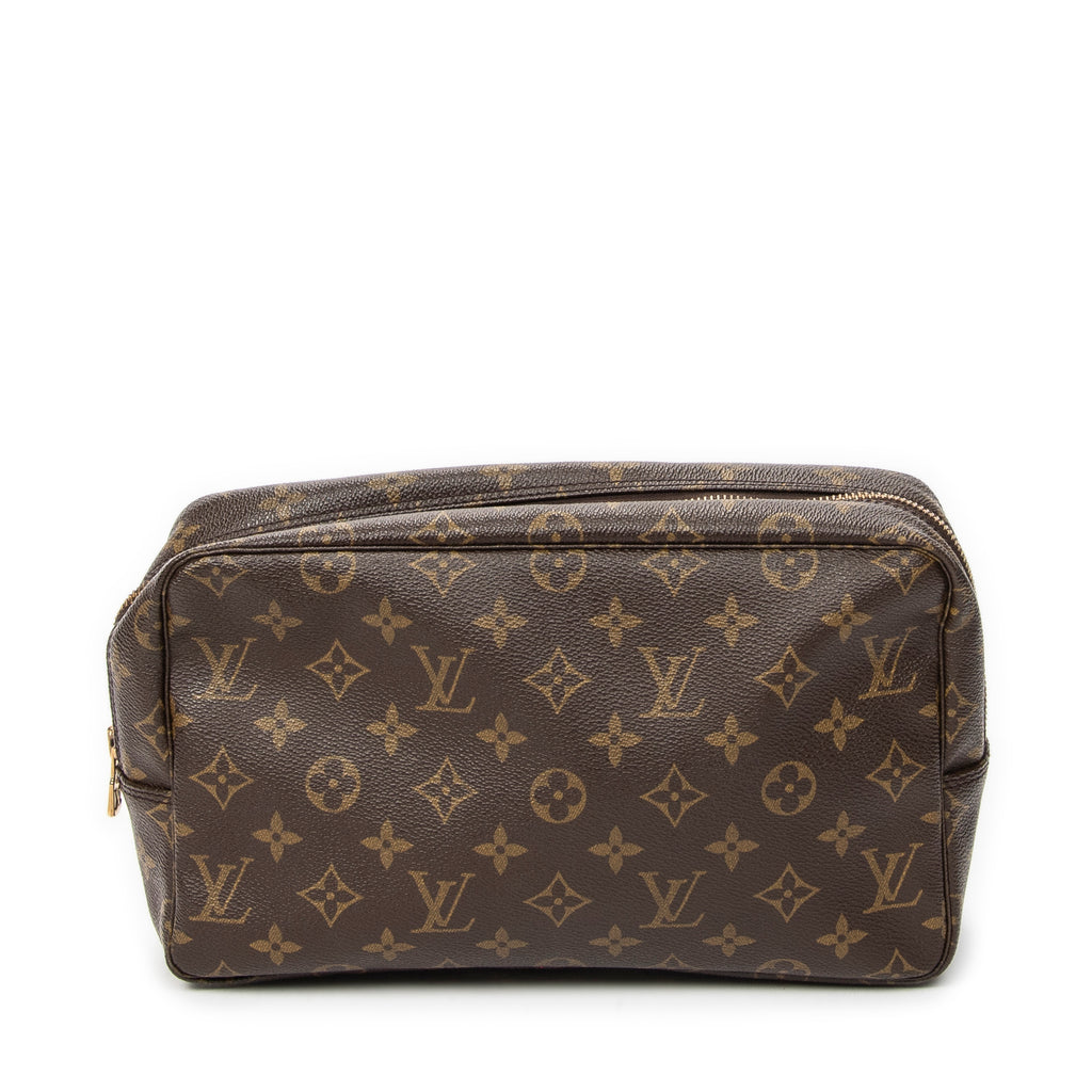 Pouch Toiletry Pouch GM Brown Monogram Canvas