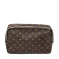 Pouch Toiletry Pouch GM Brown Monogram Canvas