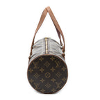 Handbag Papillon 30 Brown Monogram Canvas