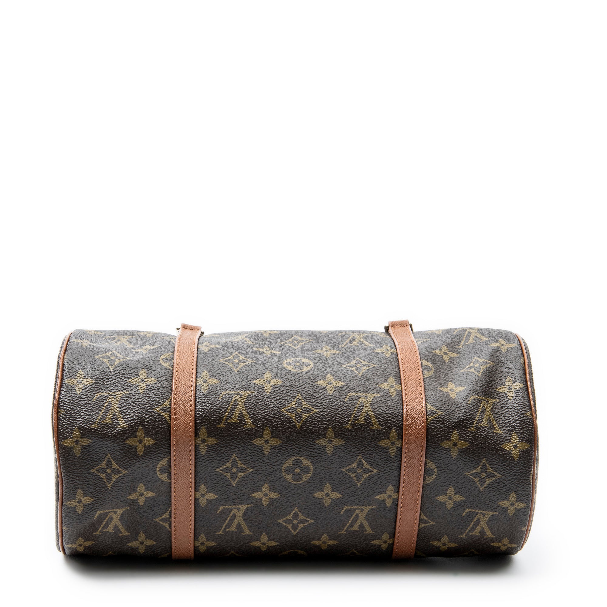 Handbag Papillon 30 Brown Monogram Canvas