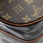 Handbag Papillon 30 Brown Monogram Canvas