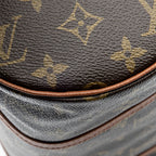 Handbag Papillon 30 Brown Monogram Canvas