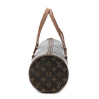 Handbag Papillon 30 Brown Monogram Canvas