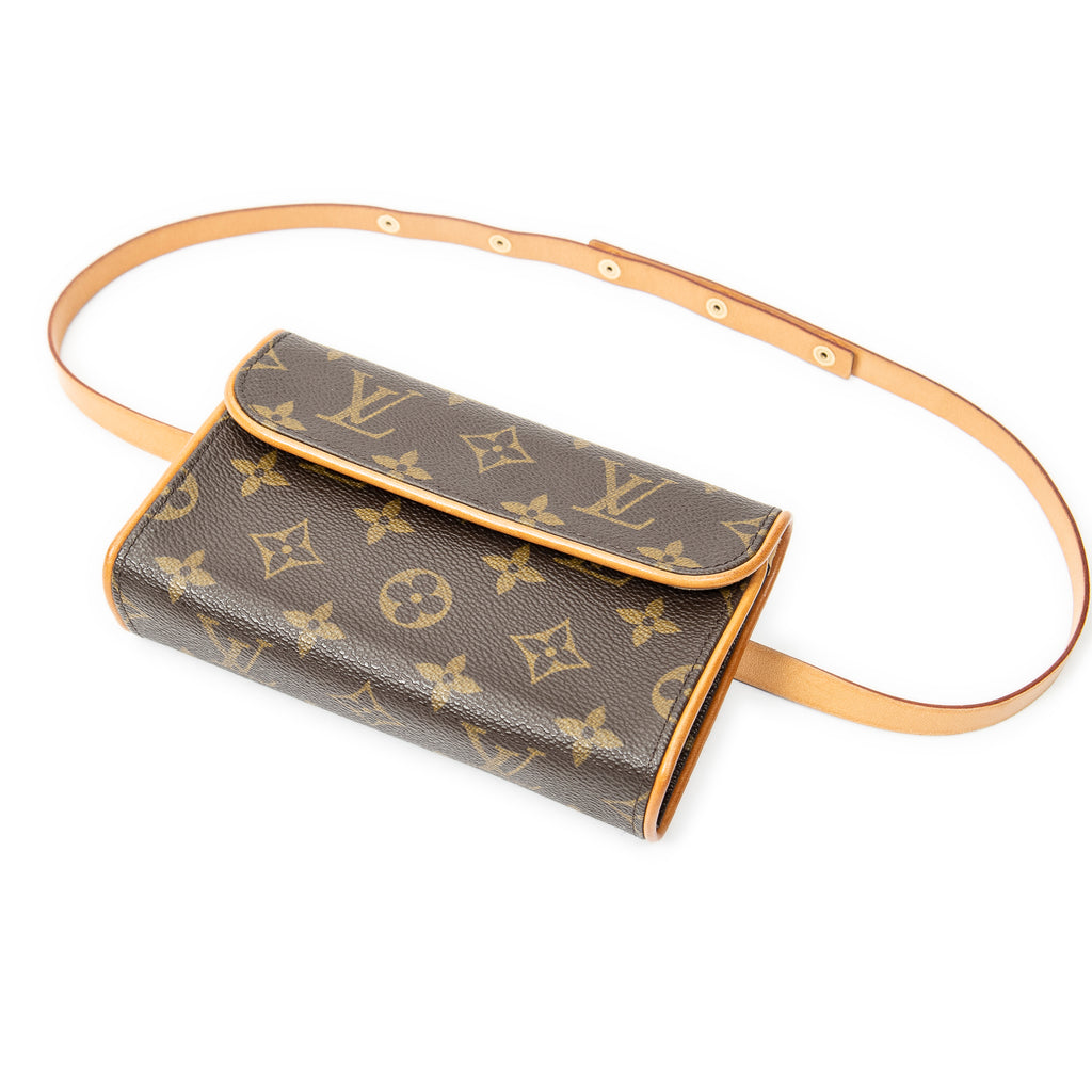 Shoulder Bag Florentine Brown Monogram Canvas