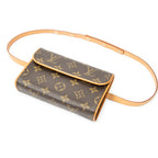 Shoulder Bag Florentine Brown Monogram Canvas