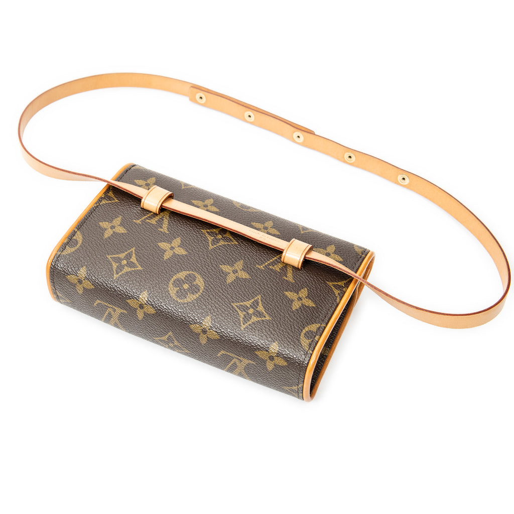 Shoulder Bag Florentine Brown Monogram Canvas