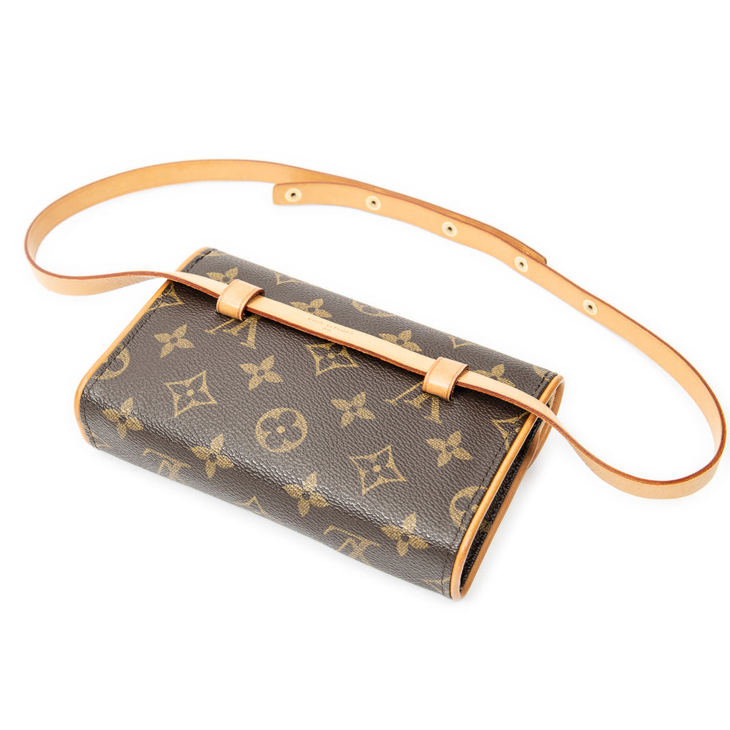 Shoulder Bag Florentine Brown Monogram Canvas
