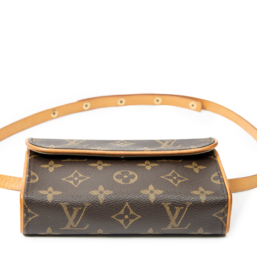 Shoulder Bag Florentine Brown Monogram Canvas