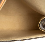 Sac bandoulière Florentine en toile Monogram marron