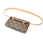 Shoulder Bag Florentine Brown Monogram Canvas