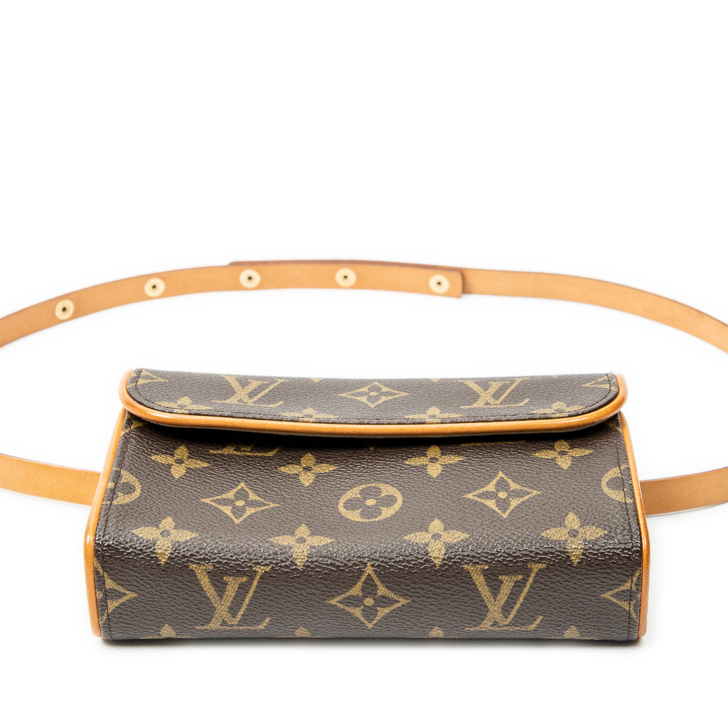 Shoulder Bag Florentine Brown Monogram Canvas