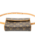 Shoulder Bag Florentine Brown Monogram Canvas