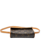 Shoulder Bag Florentine Brown Monogram Canvas