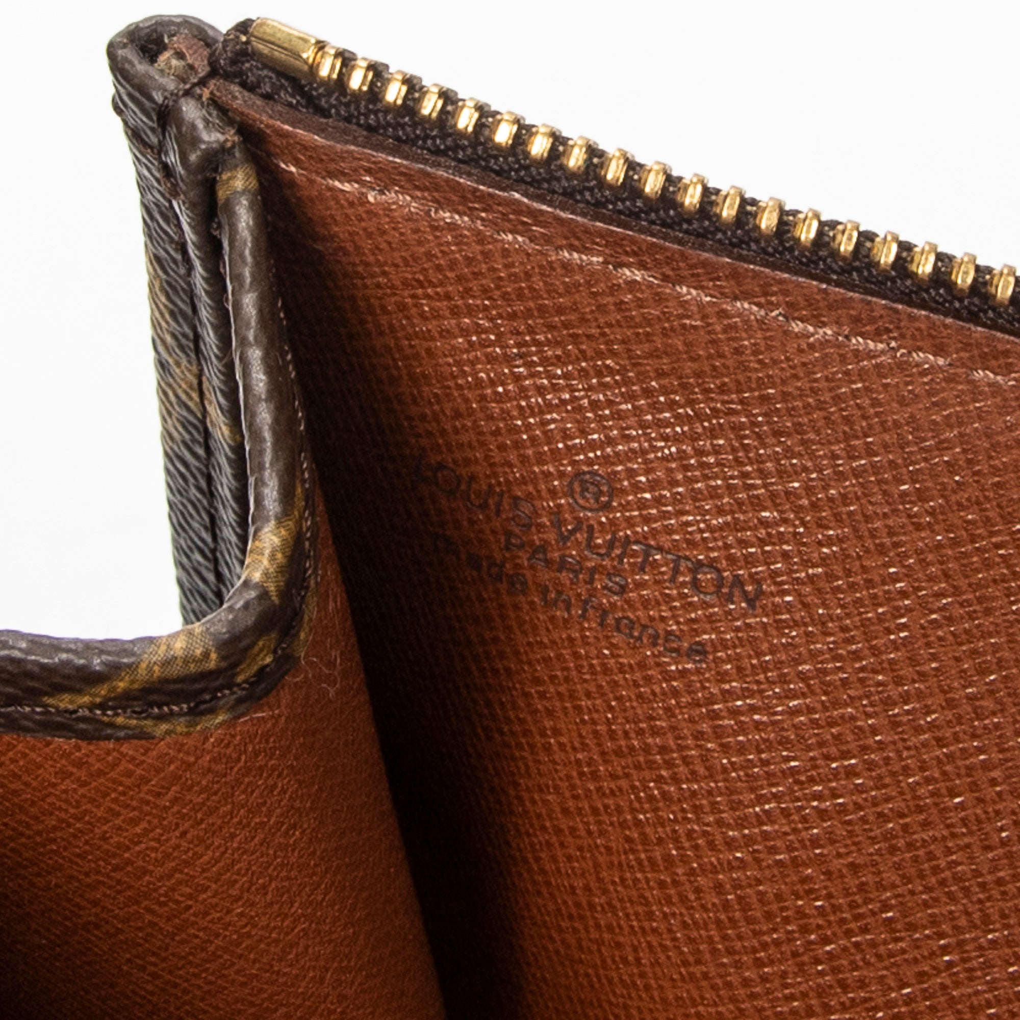 Clutch Poche Documents GM Brown Monogram Canvas